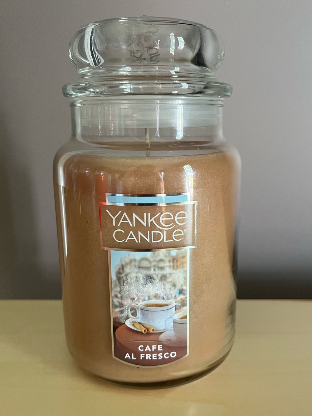 New Yankee Candle Cafe Al Fresco Large 22 Oz Jar Candle